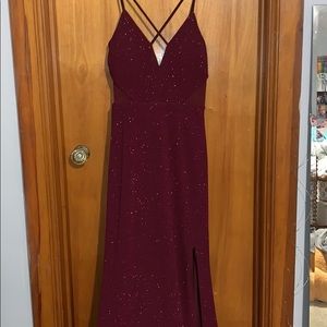 Maroon Prom Dress